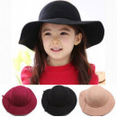 Four seasons can wear big hat eaves warm sun hat, overtime there type / autumn and winter hat / banquet hat / children hat / Princess cap ☆