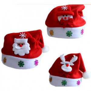 [Children's holiday hat series] ★ colorful Christmas hat ★ three-dimensional dolls cute Christmas hat festival best helper / modeling hat