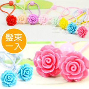 [Children hair ornaments modeling series] Korean version of strawberry little ribbon bow tie / hair rope / children hair accessories / children's jewelry / hair