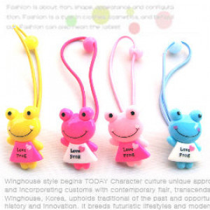 [Dress Up Accessories Hairpin Series] - Korean version - cute frog modeling hair bundle / hair rope / children hair accessories / children's jewelry ☆