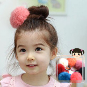 [Children's performance, banquet, dress accessories accessories modeling series] - Korean version - ball style hair bundle / hair rope / children hair accessories / children's jewelry ☆