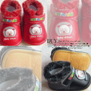 【Give the baby the first step in the life of small shoes】 hi sheep wool mouth beef tendons toddler shoes / children autumn and winter warm boots models / children's shoes ★ @ 12/13/14/15