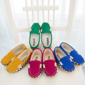 【Children's shoes, boots all kinds of shoes】 very cute beef tendon shoes men and women can wear Oh ~ children's shoes / rubber shoes / autumn and winter boots / princess shoes / banquet shoes / casual shoes 15-22