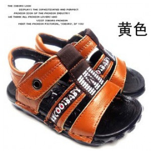 [Shoes] spring and summer series of firm life genuine leather tendon at the end of the summer children sandals / shoes / toddler shoes / baby shoes / infant shoes / casual shoes boys sandals out for foot length 16-20cm