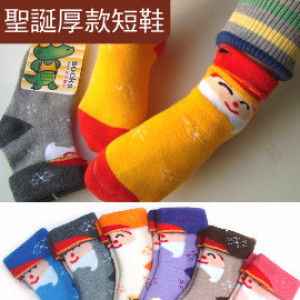 [Cold winter must be a pair of warm and good socks. To prevent the cold from the warm feet to start] autumn and winter thickening essential Christmas comb cotton terry socks / children socks / warm socks