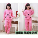 【儿童秋冬寒流保暖御寒睡眠套装服饰】寒冬最温暖,泡汤,睡觉,早上起床,沐浴完,一套多用,儿童珊瑚绒保暖舒适睡袍套装