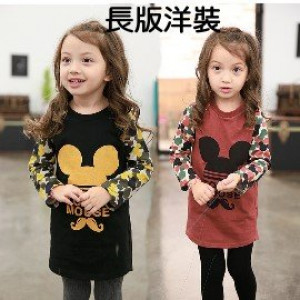 [Autumn and winter new super-cotton] soft cotton is most suitable for Taiwan weather ☆ cute long version of clothing / long-sleeved cotton dress / spring and autumn dress 100-140
