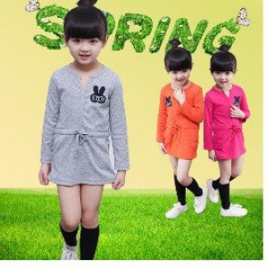 【Four Seasons Tattoo Tattoo Tattoo】 Tape with air quality Four Seasons Wearable Long Sleeve Skirt Top / Skirt Dress / Spring Summer Autumn / Winter Dress / Long Top Top / Long Sleeve Top ★ 100-140