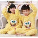 【儿童秋冬寒流保暖御寒睡眠套装服饰】寒冬最温暖,泡汤,睡觉,早上起床,沐浴完,一套多用,儿童珊瑚绒保暖舒适睡袍套装