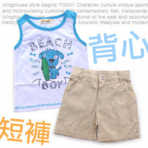 [Children's new spring and summer casual wear series] - summer must-vest + shorts suit ☆ 2-piece suit ☆ 80-120 ☆