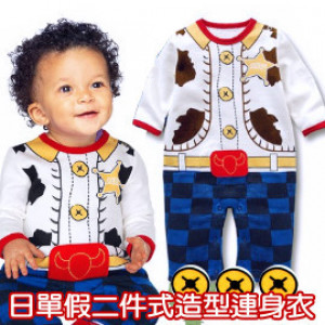 【Autumn and winter clothes series】 new day single fake two-piece modeling one-piece clothes / long-sleeved dress / children's clothing 2 80-90-95CM