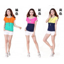 Cotton short-sleeved shirt [fashion mommy essential] breathable comfortable not wrinkled wear a cool sense of a sun is not a simple coat cotton breathable material
