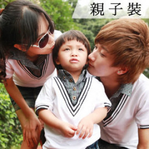 Spring and summer family fashionable parent-child installed with the same figure is not homogeneous onlykiss original single goods, ultra-fine cotton fine work wild fashion style, lattice lap fake two sets of parent-child equipment