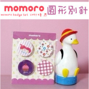 [Children's lovely fashion accessories series] each group 4 into the pastoral floral pattern small baby decoration is a good helper - South Korea momoro cute Japanese style pin / brooch / badge