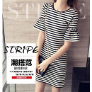 連身裙【少女,親子款春夏透氣棉料長版洋裝】精緻作工洋裝裙式,非常透氣不悶熱正式休閒兩相宜/長版上衣/短袖洋裝50-75公斤