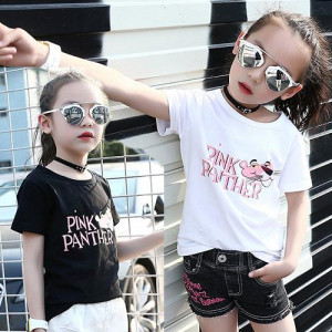 Lotus leaf short-sleeved shirt [cotton soft and simple style design] temperament wild girl shirt,