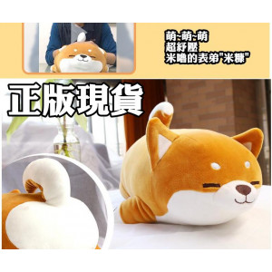 出口日本原創品牌品質一流韓總米嚕的表弟米糠❗韓國瑜市長直播同款柴犬公仔趴趴狗毛絨玩具抱枕 療癒 韓總小物